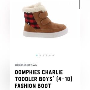 OOMPHIES CHARLIE TODDLER BOYS' FASHION BOOT-New- Sz. 7